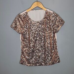Forever 21 Y2K sequin tshirt